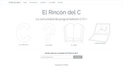 Desktop Screenshot of elrincondelc.com